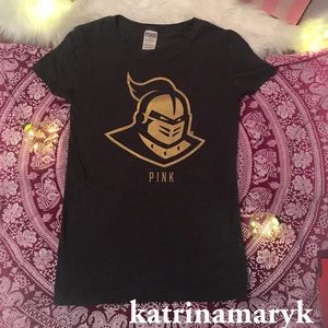 PINK VS UCF Tee Size: Small Condition: New🖤💛